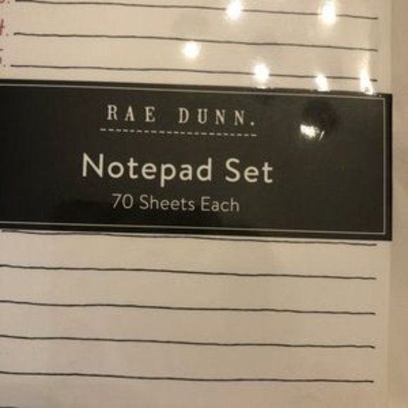 Rae Dunn Notepad Set - Picture 2 of 4